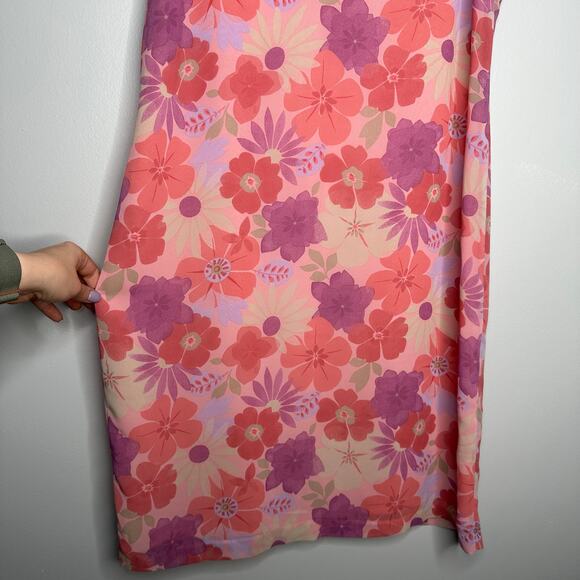 Old Navy Collection Women's Vintage Pale Floral Print Sheath Dress Size 10 - Picture 3 of 8